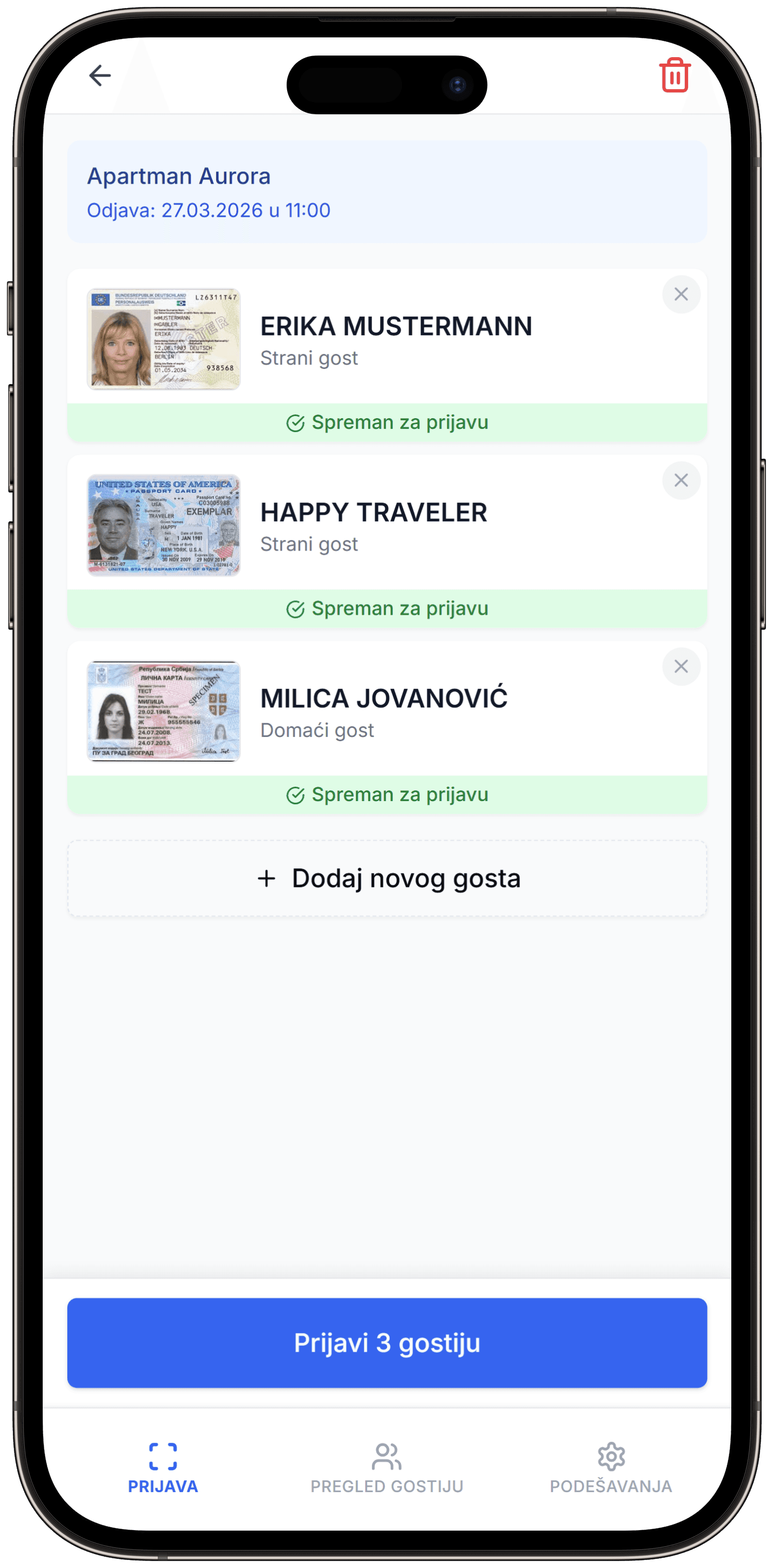Smart Scan aplikacija prikazana na telefonu